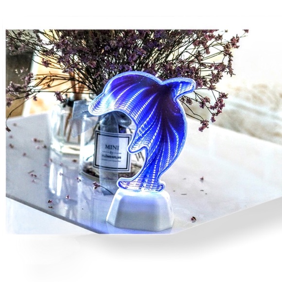 LED Heart or Dolphin Infinity Mirror - Picture 13 of 14